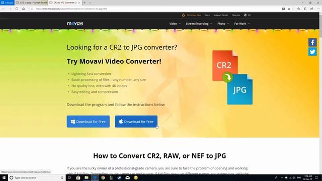 CR2 to JPEG, 100% Free With Windows 10 (2019) смотреть онлайн