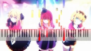 B-Komachi - STAR☆T☆RAIN (Oshi No Ko Ep. 11 OST) Easy Piano Tutorial