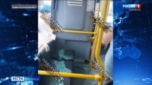 В Смоленске маршрутка врезалась в ранее попавшие в ДТП автомобили