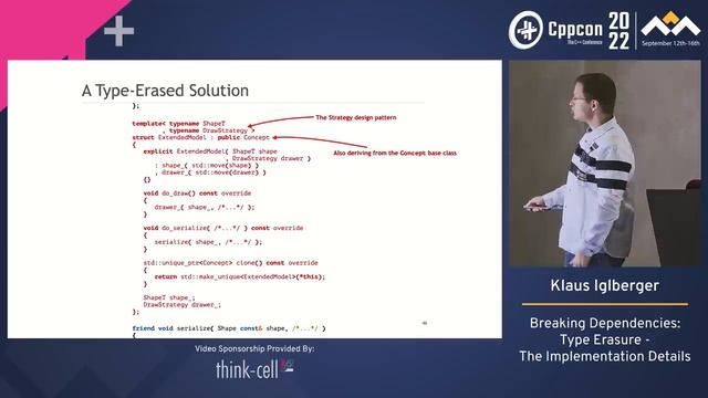 Breaking Dependencies - C++ Type Erasure - The Implementation Details - Klaus Iglberger CppCon 2022