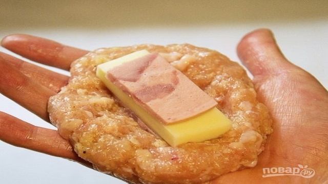 Куриные зразы с пикантной начинкой