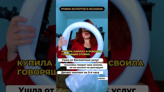 Уровни экспертов в instagram ?