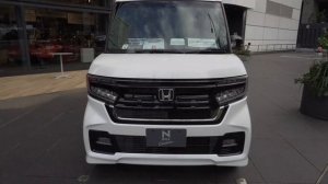 2022 HONDA N BOX Custom L Turbo Style Black - New Honda N BOX 2022 - 新型 ホンダN BOX カスタム L ターボ 2022年モデ