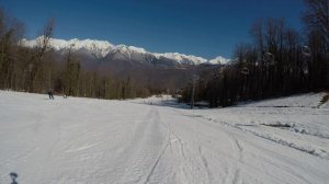 2024-02-29. Сочи. Красная поляна. Старт Чемпиона (зелёная)