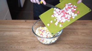 Салат с крабовыми палочками без риса. Вкусный крабовый салат