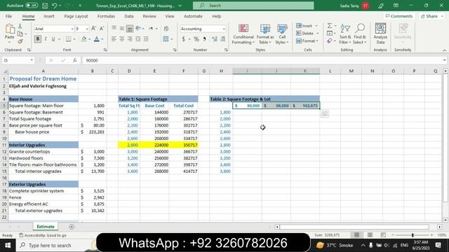 Exp19_Excel_Ch06_ML1_Housing_Cost | Excel Chapter 6 Mid-Level 1 - Housing Cost