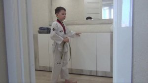 Уроки Тхэквондо. Урок 2 отталкивающий удар!