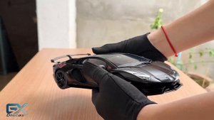 AUTOart 1/18 Lamborghini Aventador SVJ (MATT BLACK)