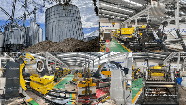 ( Silo Machine ):
Grain Bin Roll Forming Machine
【 Corrugated Sheet Machine 】