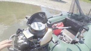 Suzuki df 2.5 !лодка агул 255!подвесной транец.