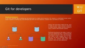 GIT - Distributed development | Theoretical explanation