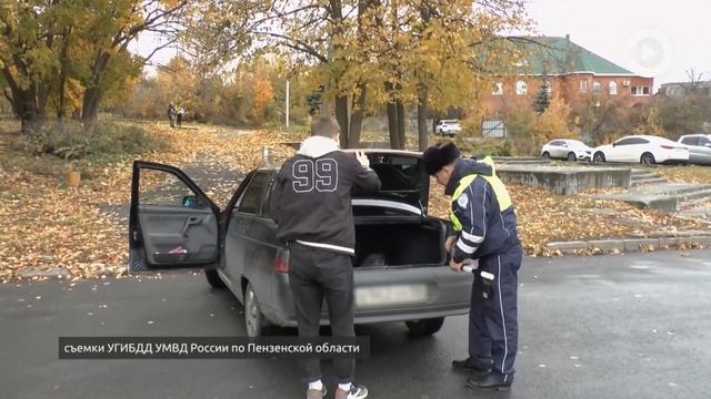 В Пензе сотрудники ГИБДД провели профилактический рейд смотреть онлайн