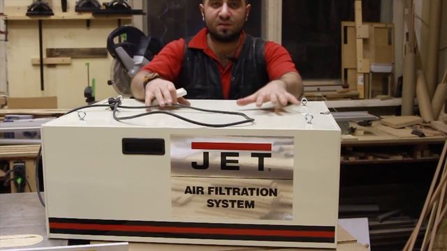 Система фильтрации воздуха для мастерских JET AFS-1000 B. Полный обзор с дистанционным управлением. смотреть онлайн