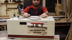 Система фильтрации воздуха для мастерских JET AFS-1000 B. Полный обзор с дистанционным управлением.