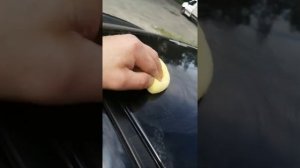 Как удалить жидкое стекло на автомобиле