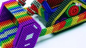 Сделай сам из магнитных шариков! Как сделать автомобиль, грузовик, экскаватор, бульдозер из магнитны