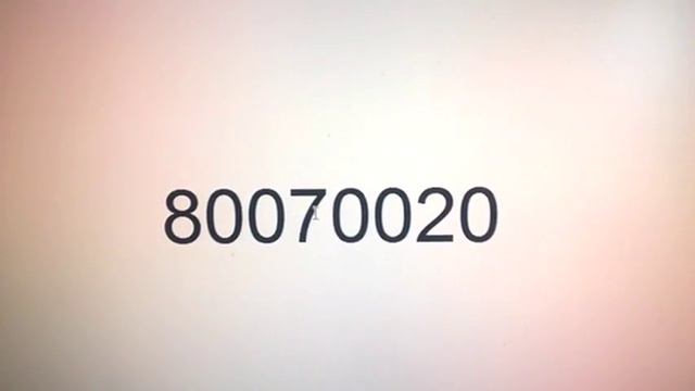 80070020 смотреть онлайн