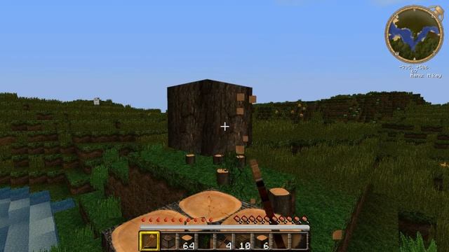 Minecraft Cybersalo pack 1 серия "Технология рубки деревьев" смотреть онлайн