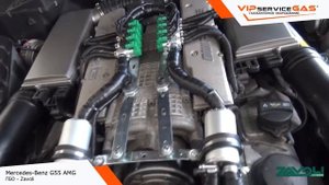 Установка ГБО на Mercedes Benz G55 AMG - Zavoli. Газ на Мерседес Бенц