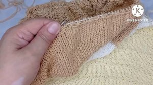 Вяжем узор цепочки по кругу... 🧶🧶