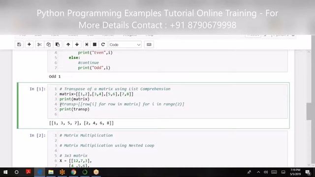 Python Programming Examples - Python Online Training in Adithyaelearing