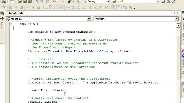 01 A Simple Threaded Application Example смотреть онлайн