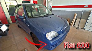 Fiat 600 Как снять передний бампер Фиат 600 #ремонтавто