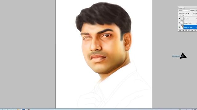 Digital painting in photoshop|Brush Tool | Manesh Art | 9605834140 смотреть онлайн