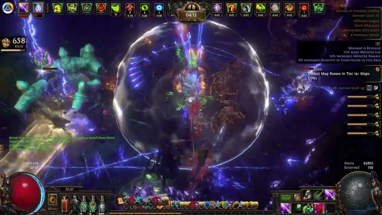 Path of Exile 3.23. Фарм соло 5вэй. Манафордж ЛА #15