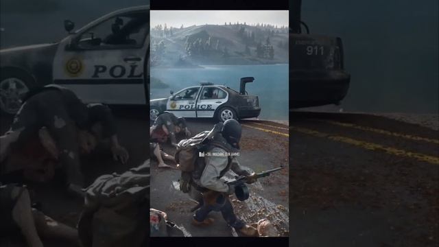 внезапный бой с пулеметом  Days gone