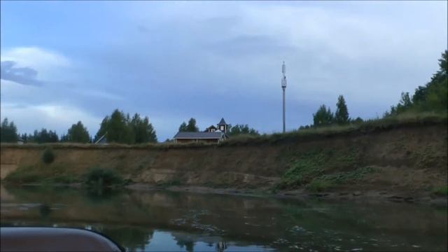 По Казанке на моторке. От Миллениума до Голубого Озера и Крутушки. 8 августа 2020.