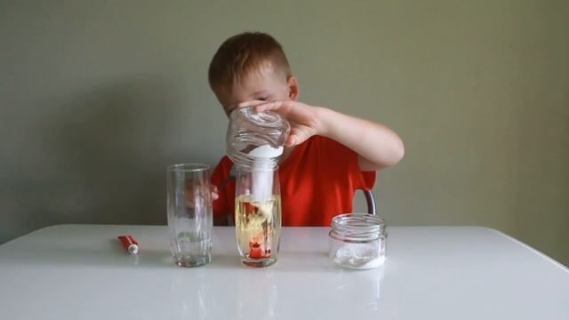 Опыты для детей. Лавовая лампа