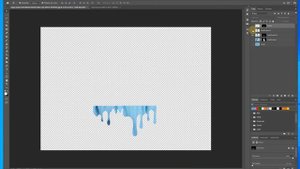 Dripping Effect | Splatter Effect | Эффект подтека краски | Эффект капель | Брызги в Фотошоп