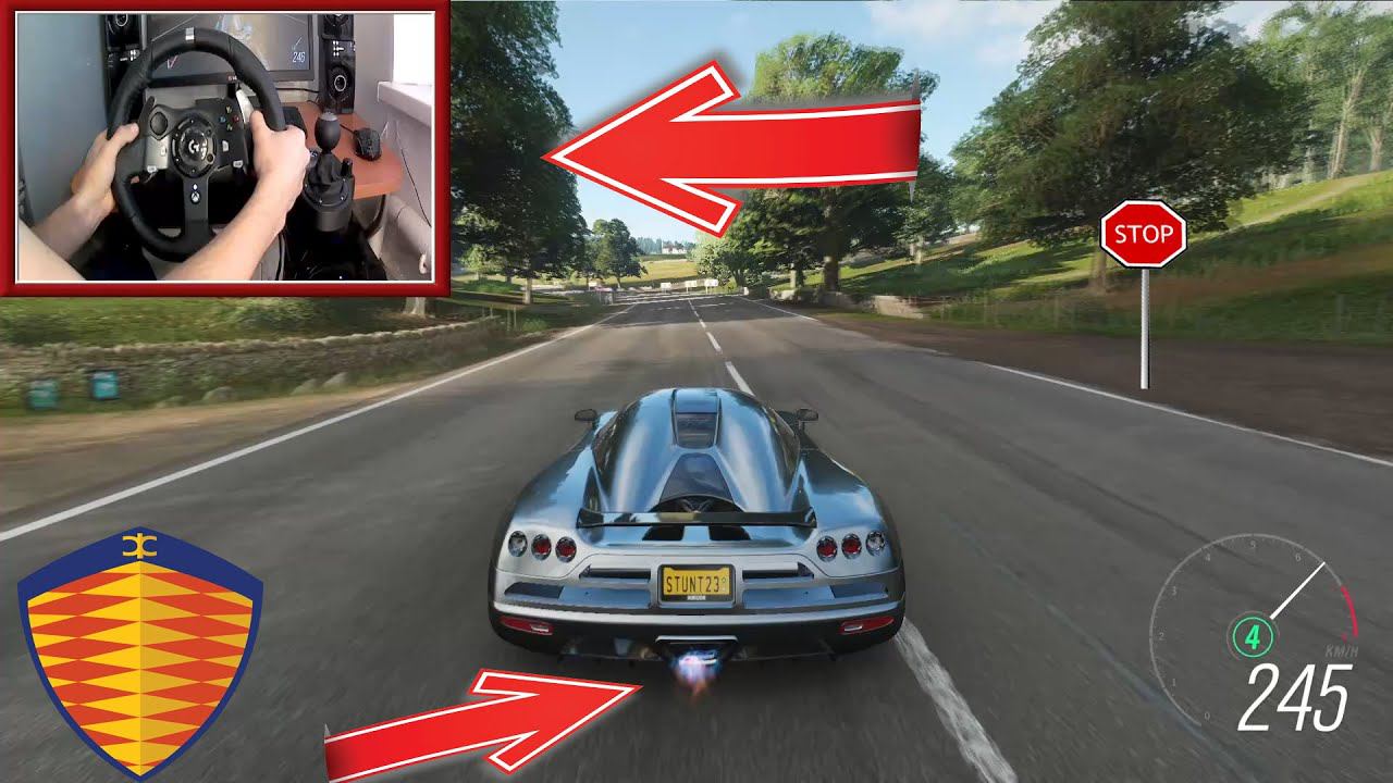 Koenigsegg CCX - Forza Horizon 4 | Logitech g920 gameplay
