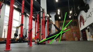 Подтягивания на кольцах горизонтальные