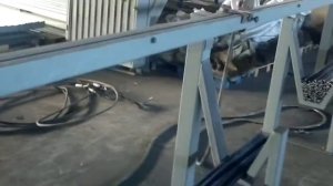 Работа правильно-отрезного станка