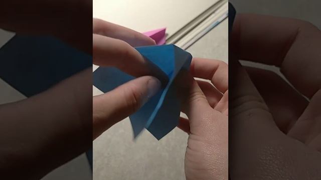 закладка бабочка оригами; origami bytterfly bookmark