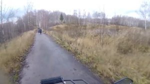 Перевернулся на квадроцикле на покатушке!!!