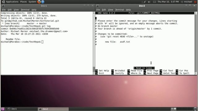 Michael's Git Tutorial Ep4 смотреть онлайн