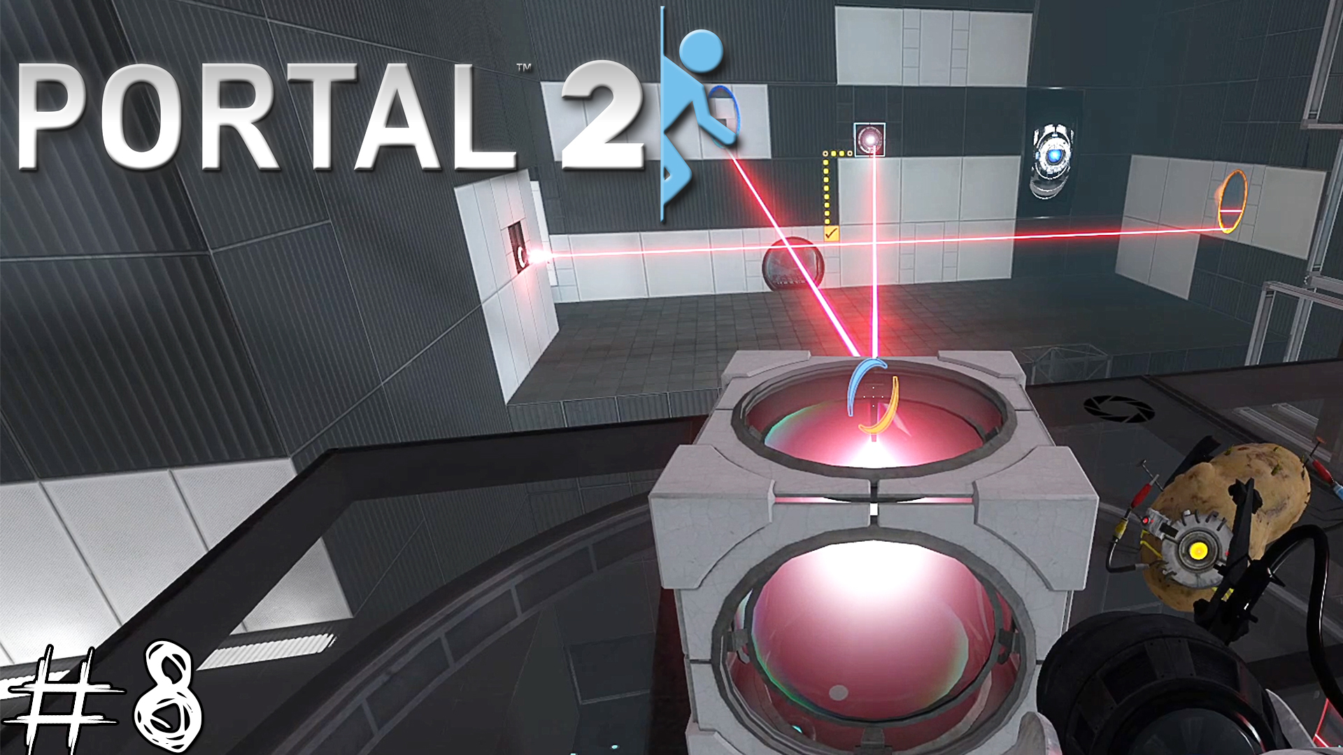 Portal 2 как пройти 6 уровень кооператив фото 31