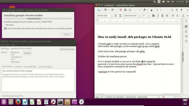 how to easily install .deb packages on ubuntu 16.04 смотреть онлайн