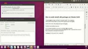 how to easily install .deb packages on ubuntu 16.04