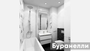 Варианты отделки санузлов