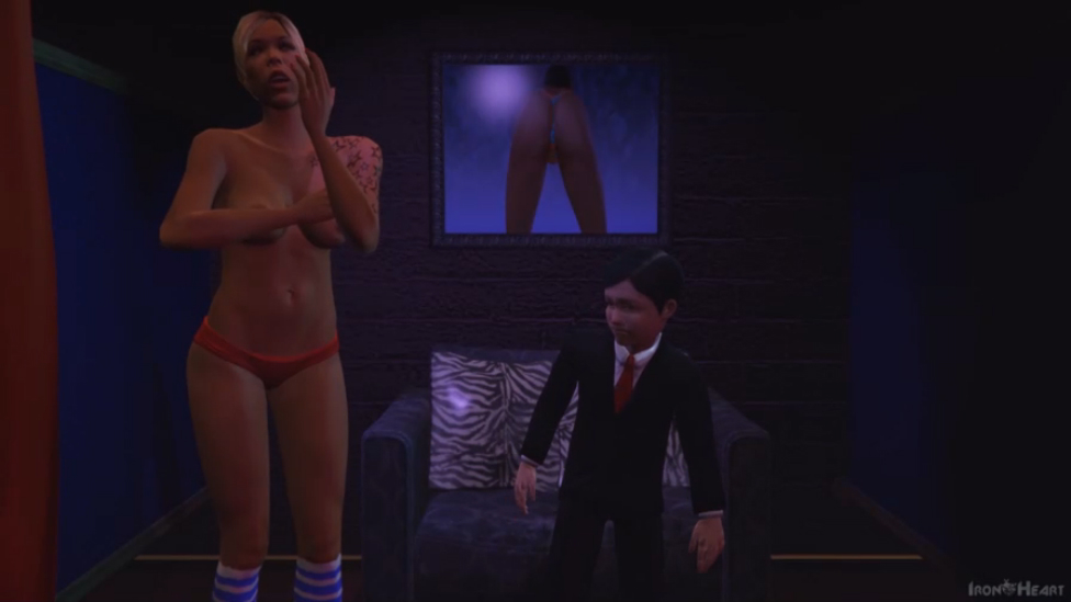Ребёнок идет в стрипклуб Лос Сантоса в GTA 5 и снимает проститутку и смотри...