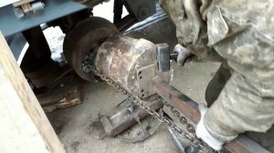 ? Снимаем ступицу на прицепе. Одна голова хорошо.