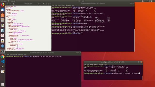 Kubernetes Volumes using emptyDir смотреть онлайн