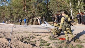 Запуск беспилотника ( БПЛА РЭБ "Орлан 10") Беларусь