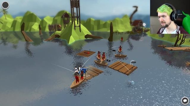 THIS IS A BUNCH OF SHIP | Stupid Raft Battle Simulator смотреть онлайн