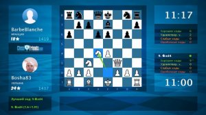 Chess Game Analysis: Bosha83 - BarbeBlanche : 1-0 (By ChessFriends.com)