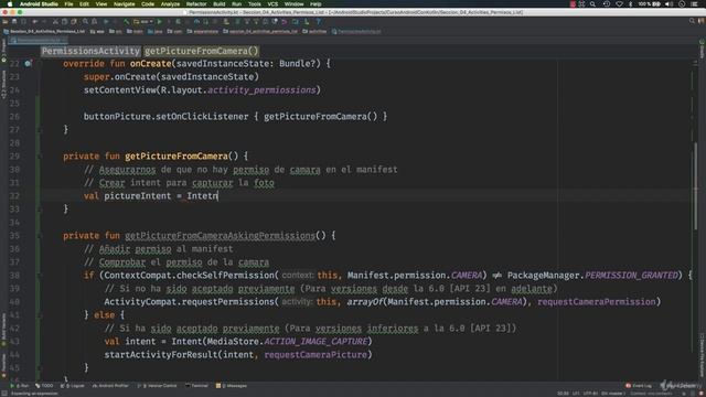 Cursos/Aprende.a.programar.Android.con.Kotlin.+.Firebase.+.Google/51 Tomar foto de camara смотреть онлайн